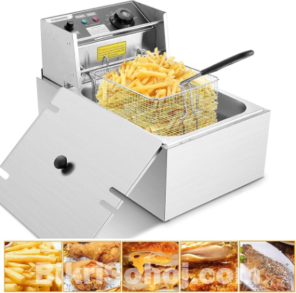 Hoffmans Commercial 6 Liter Electric Deep Fryer HM-88-1